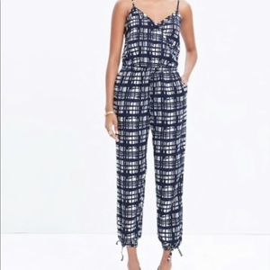 Madewell brushstroke cami jumpsuit